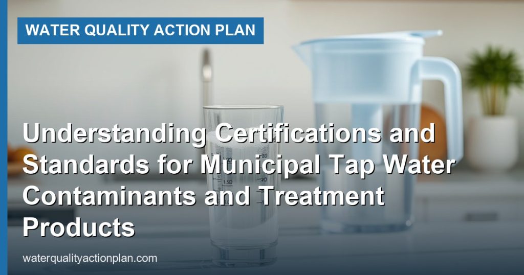 Understanding Certifications and Standards for Municipal Tap Water Contaminants and Treatment Products