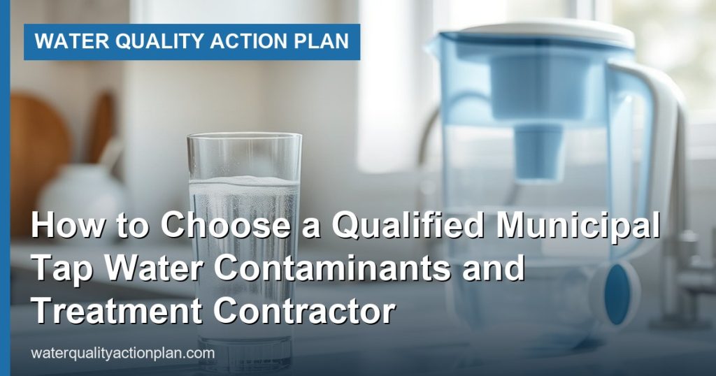 How to Choose a Qualified Municipal Tap Water Contaminants and Treatment Contractor