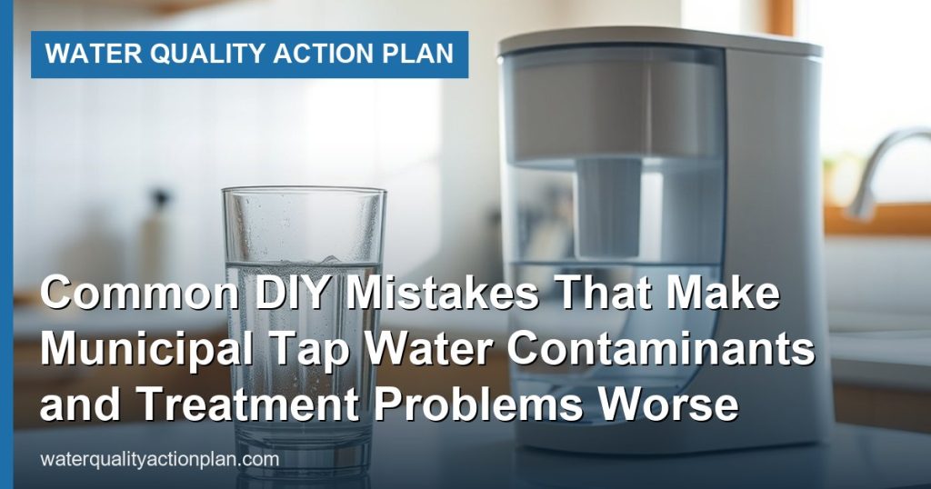 Common DIY Mistakes That Make Municipal Tap Water Contaminants and Treatment Problems Worse