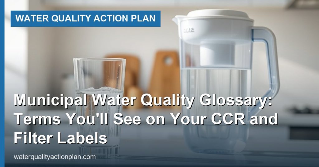 Municipal Water Quality Glossary: Terms You'll See on Your CCR and Filter Labels