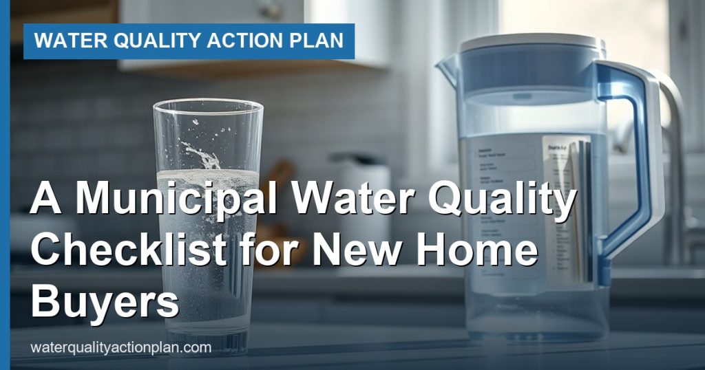 A Municipal Water Quality Checklist for New Home Buyers