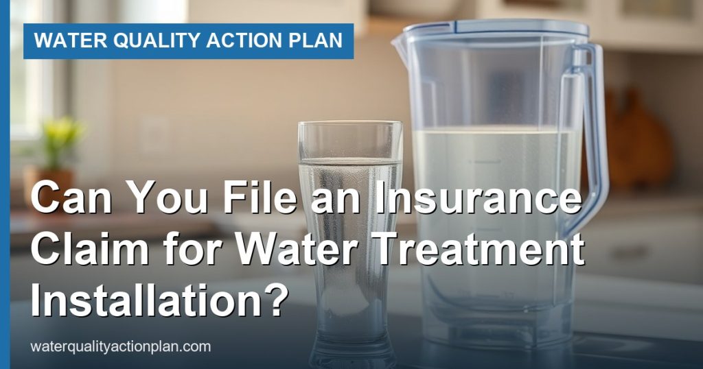 Can You File an Insurance Claim for Water Treatment Installation?