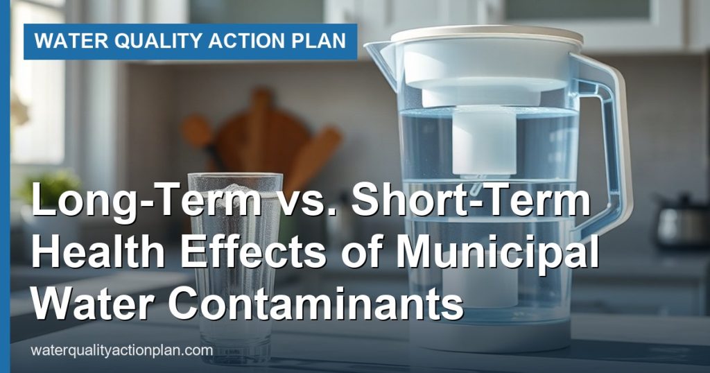 Long-Term vs. Short-Term Health Effects of Municipal Water Contaminants
