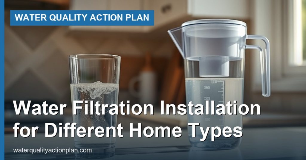 Water Filtration Installation for Different Home Types