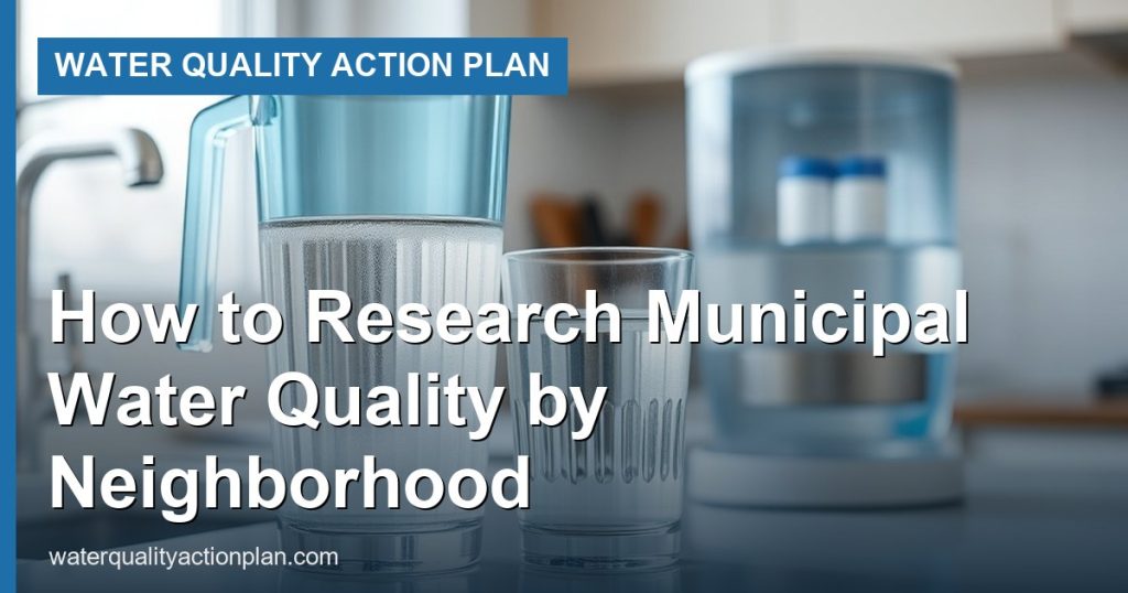 How to Research Municipal Water Quality by Neighborhood