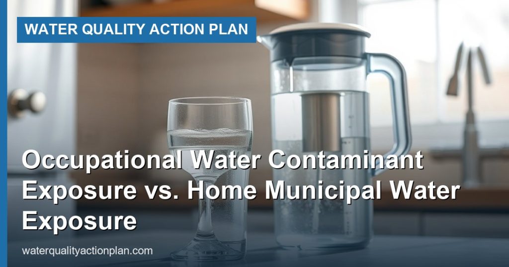 Occupational Water Contaminant Exposure vs. Home Municipal Water Exposure